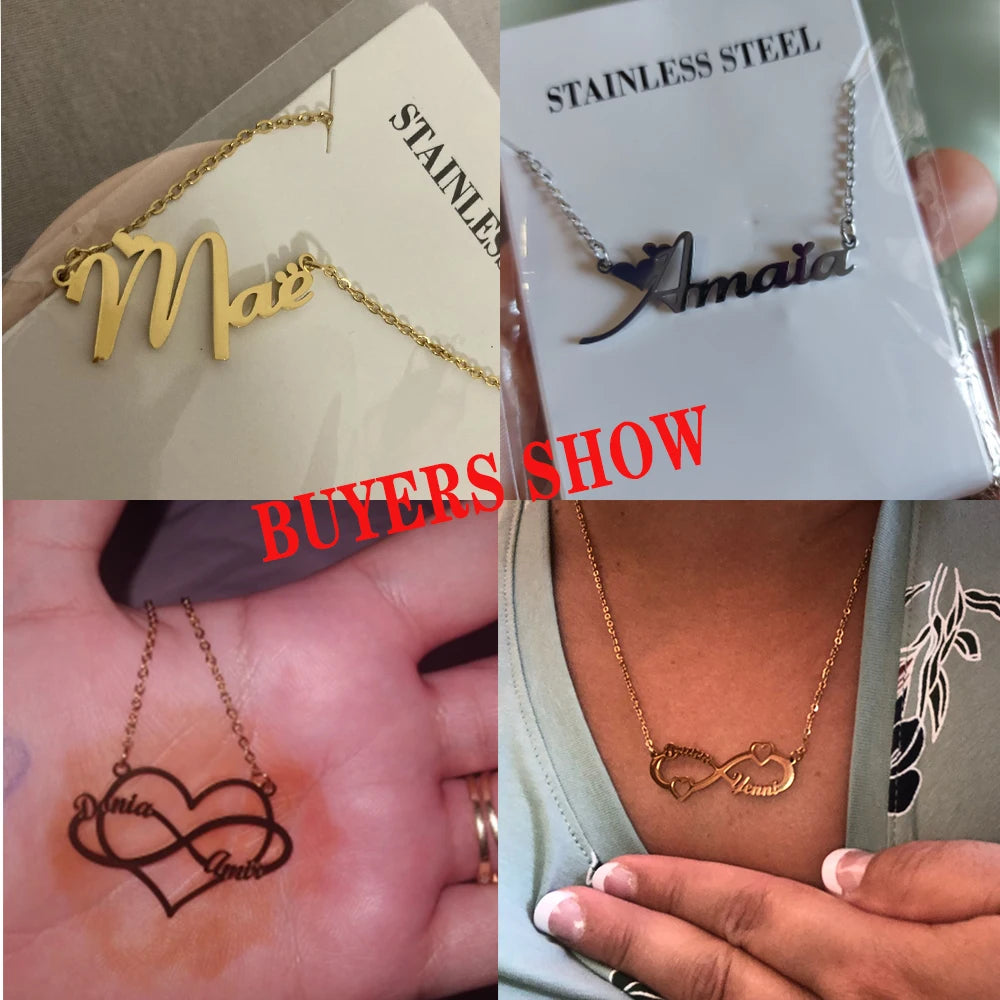 "Collar Personalizado con Nombre – Elegancia y Estilo Único"